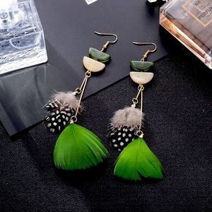 Women's Green Earrings